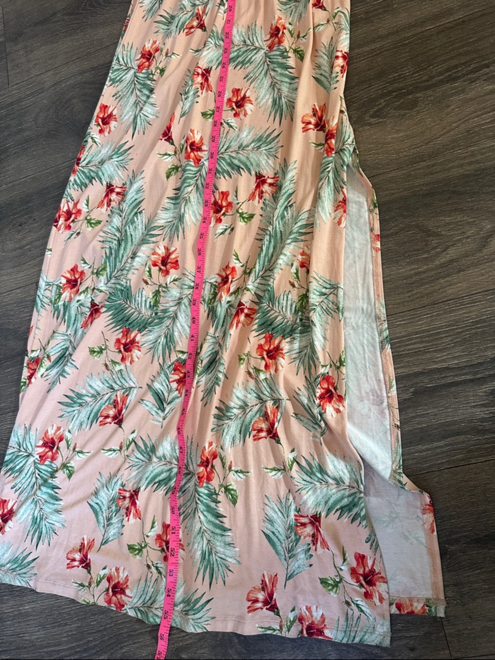 Forever 21 Pink Tropical Floral Maxi Dress - Picture 6 of 8